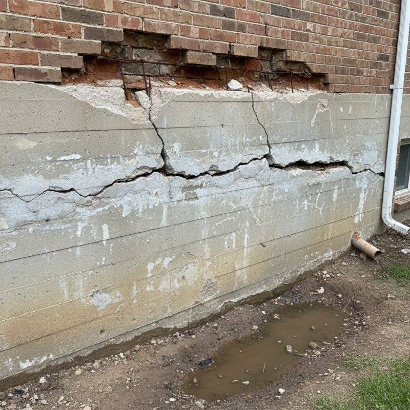 Cracked Foundation Repair in Greenville, SC