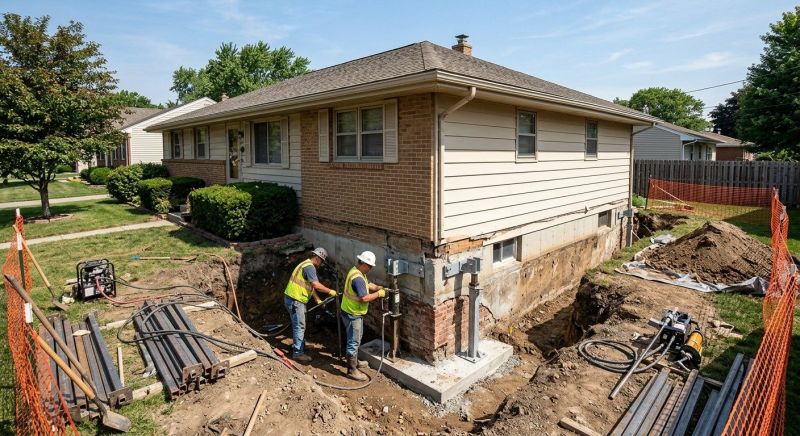 Building Foundation Repair in Greenville, SC