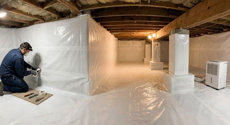 Crawlspace Waterproofing in Fredericksburg, VA