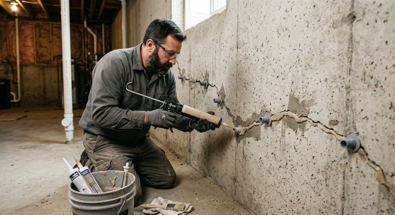 Foundation Crack Sealing in Sarasota, FL