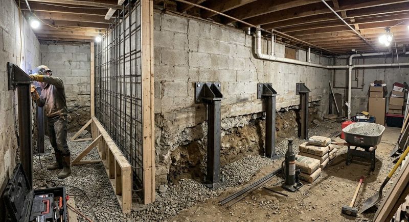 Foundation Stabilizing in Greenville, SC