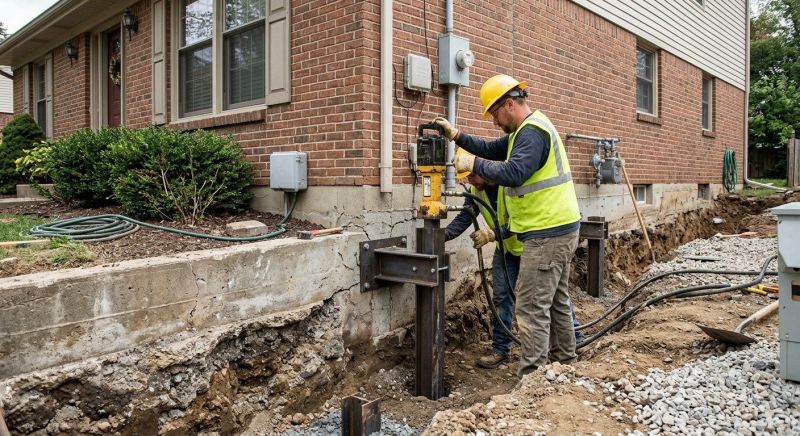 Helical Piers Installation in Fort Collins, CO