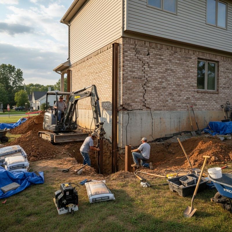 Residential Foundation Repair in Greenville, SC